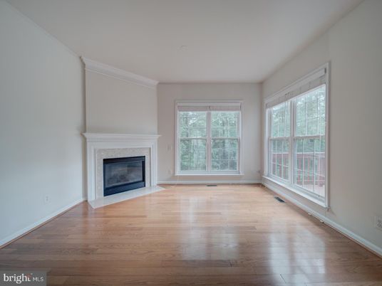Empty room, Fireplace, Interior, Wood Texture Flooring