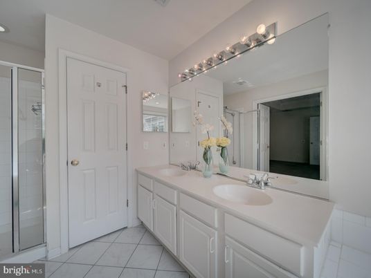 Bathroom, Dual Sink Vanities, Glass Shower, Interior