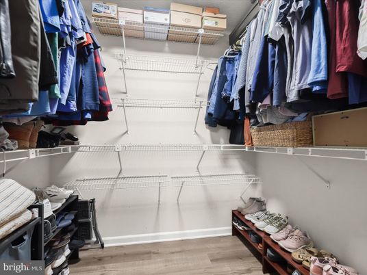 Interior, Walk-in Closets, Wood Texture Flooring
