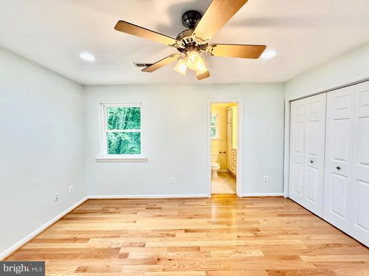 Bathroom, Empty room, Interior, Recessed Lighting, Wood Texture Flooring