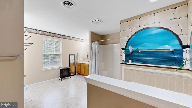 Bathroom, Interior, Recessed Lighting