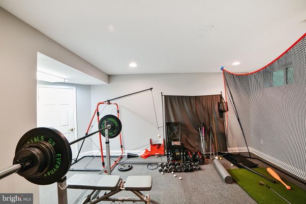 Fitness Equipment, Interior, Recessed Lighting