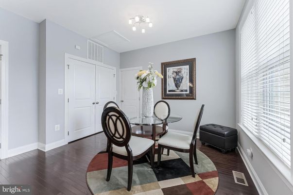 Dining room, Interior, Wood Texture Flooring