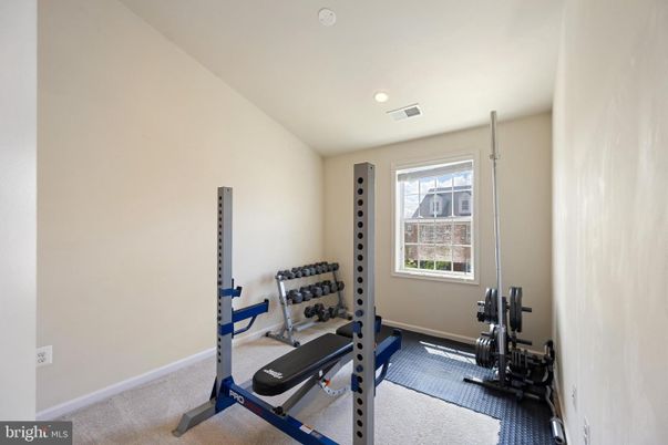 Fitness Equipment, Interior, Recessed Lighting