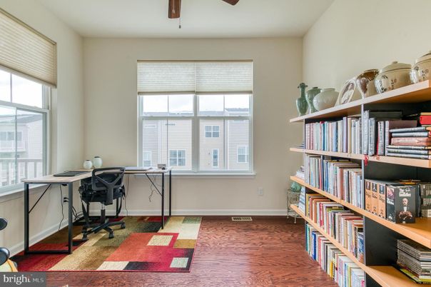 Home Office, Interior, Wood Texture Flooring