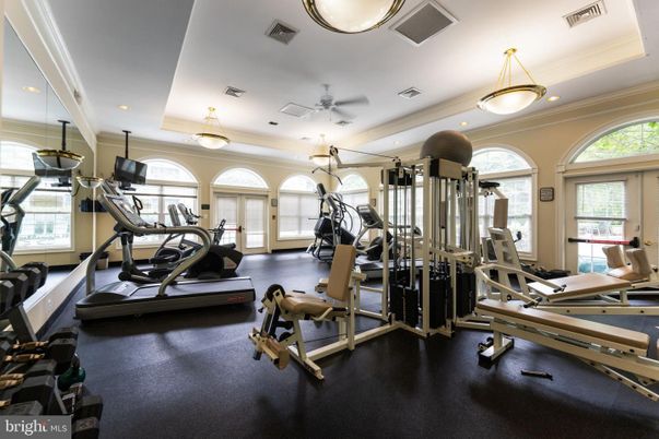 Fitness Equipment, Gym, Interior, Recessed Lighting