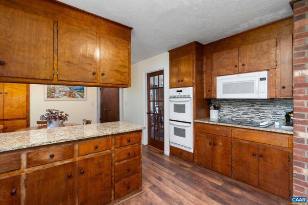 Interior, Kitchen, Wood Texture Flooring