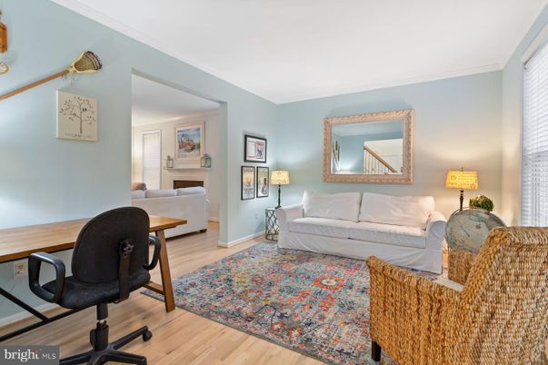 Fireplace, Home Office, Interior, Living room, Wood Texture Flooring