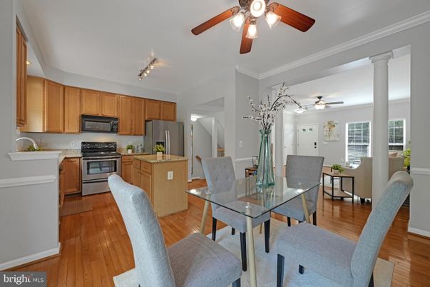 Dining room, Interior, Kitchen, Wood Texture Flooring