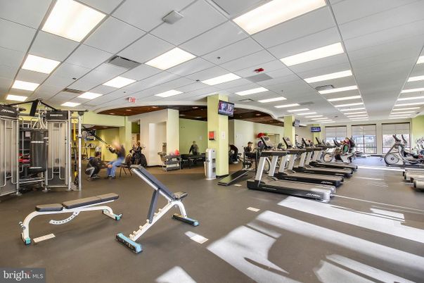 Fitness Equipment, Gym, Interior, Recessed Lighting