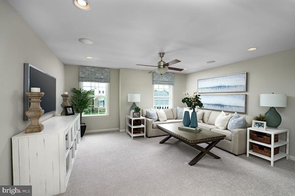 Interior, Living room, Recessed Lighting