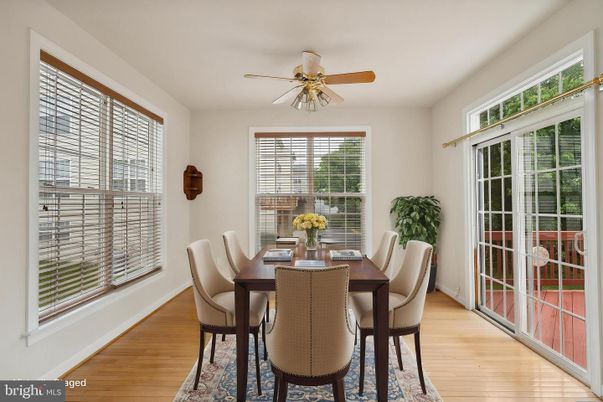 Dining room, Interior, Wood Texture Flooring