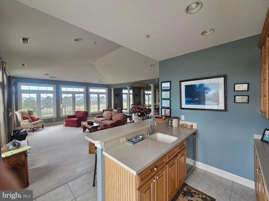 Interior, Kitchen, Living room, Recessed Lighting