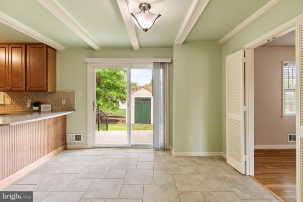 Interior, Kitchen, Wood Texture Flooring
