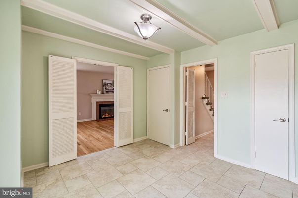 Empty room, Fireplace, Interior, Wood Texture Flooring