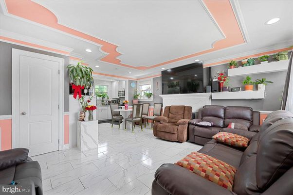 Interior, Living room, Marble, Recessed Lighting