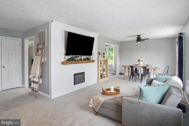Dining room, Fireplace, Interior, Living room