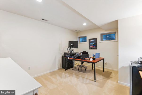 Home Office, Interior, Recessed Lighting