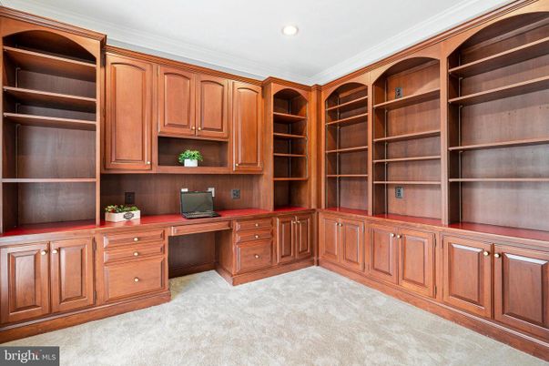 Home Office, Interior, Recessed Lighting