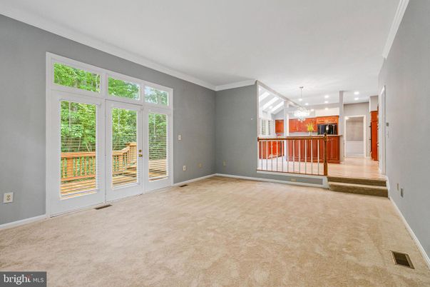 Empty room, Interior, Kitchen, Pendant Lights, Recessed Lighting
