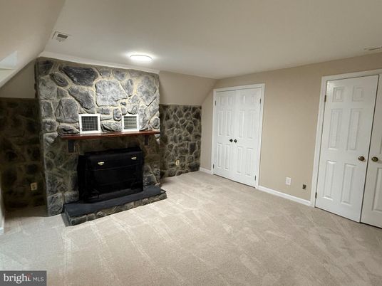 Fireplace, Interior, Stone Walls