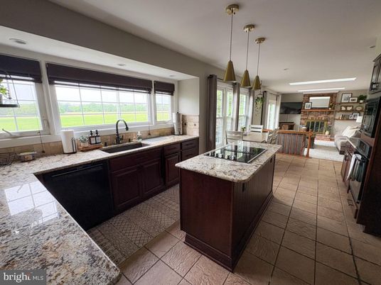 Dining room, Interior, Kitchen, Living room, Pendant Lights, Recessed Lighting