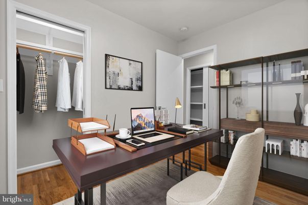 Home Office, Interior, Wood Texture Flooring