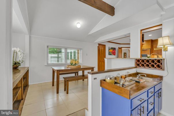 Dining room, Interior, Wooden Beams