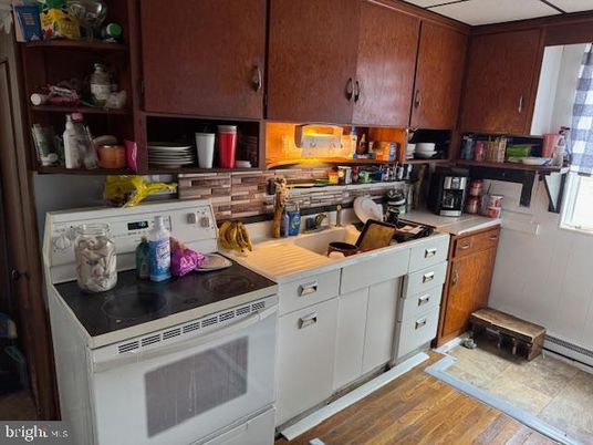 Interior, Kitchen, Wood Texture Flooring
