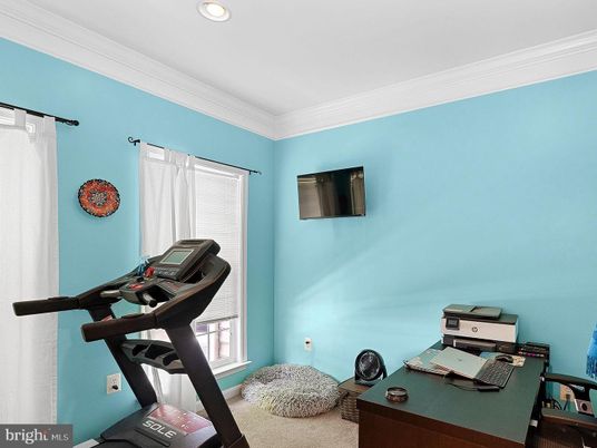 Fitness Equipment, Home Office, Interior, Recessed Lighting