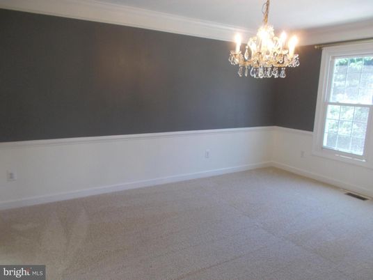 Chandelier, Empty room, Interior