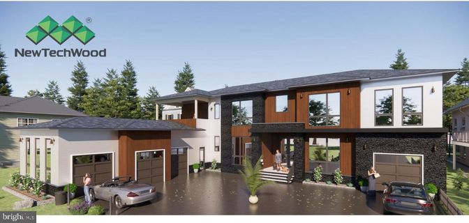 Attached, Exterior, Facade, Modern