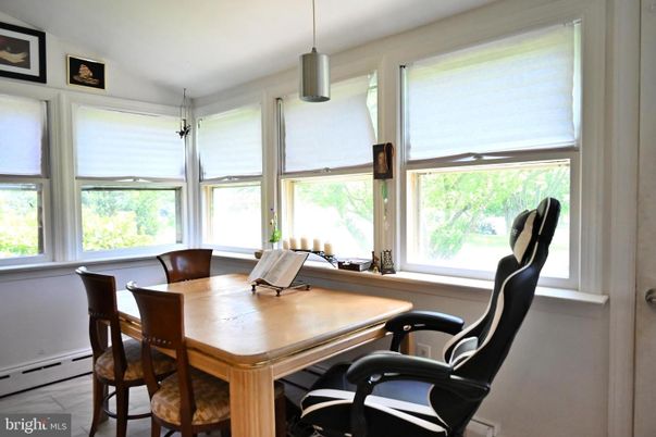 Home Office, Interior, Pendant Lights, Wood Texture Flooring
