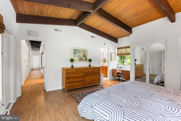 Bedroom, Interior, Wooden Beams, Wooden Ceilings, Wood Texture Flooring