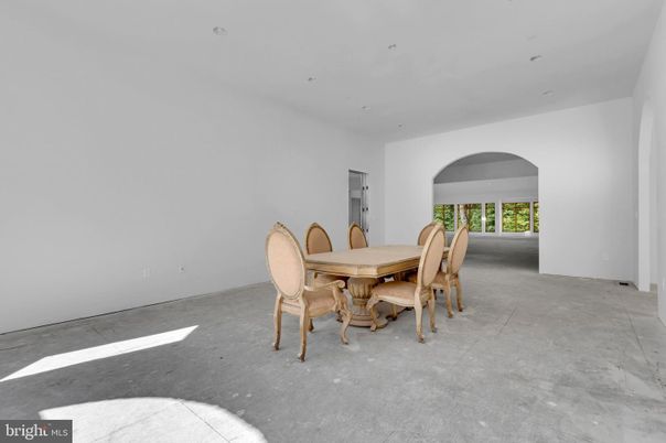 Dining room, Interior, Recessed Lighting