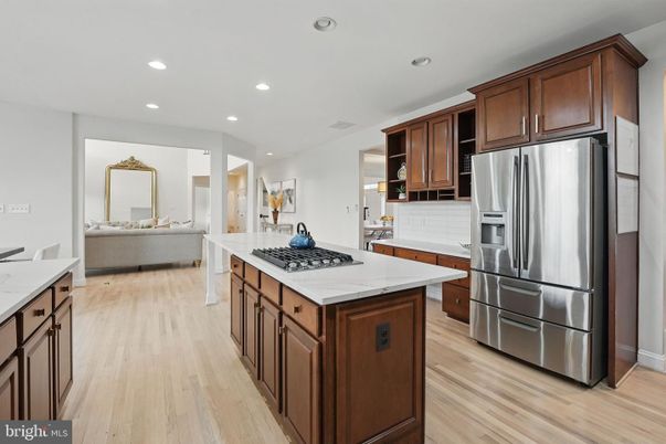 Interior, Kitchen, Living room, Recessed Lighting, Wood Texture Flooring