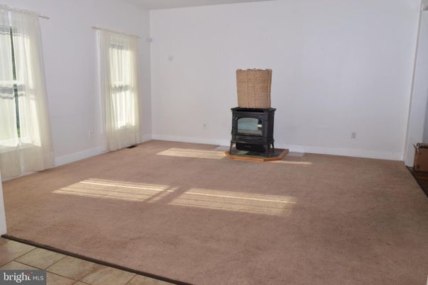 Empty room, Fireplace, Interior