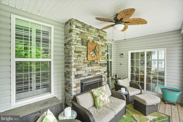 Fireplace, Interior, Stone Walls
