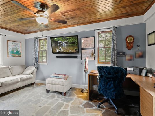 Home Office, Interior, Wooden Ceilings