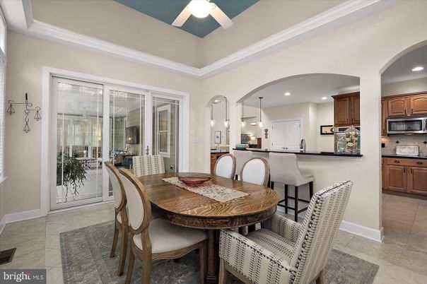 Dining room, Interior, Kitchen, Pendant Lights, Recessed Lighting