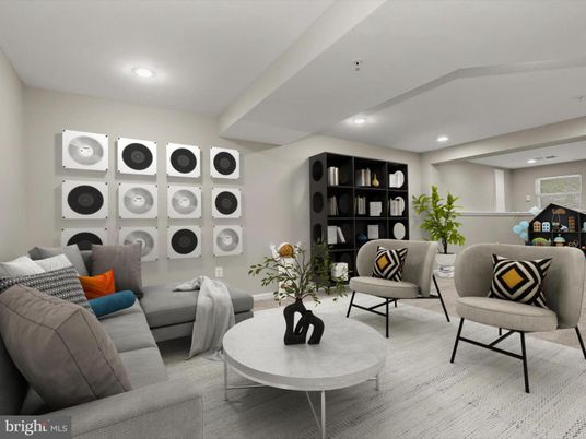 Interior, Living room, Recessed Lighting