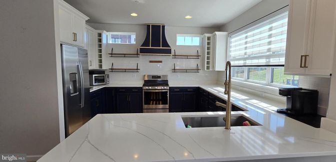 Interior, Kitchen, Recessed Lighting, Stainless Steel Appliances