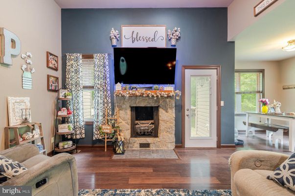 Fireplace, Interior, Wood Texture Flooring