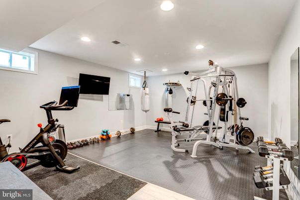 Fitness Equipment, Interior, Recessed Lighting