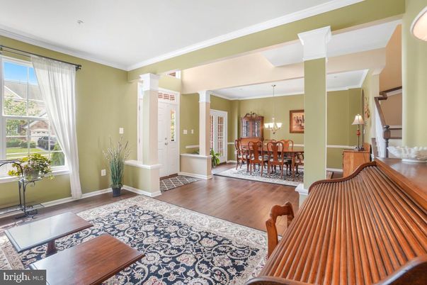 Chandelier, Dining room, Interior, Pendant Lights, Wood Texture Flooring
