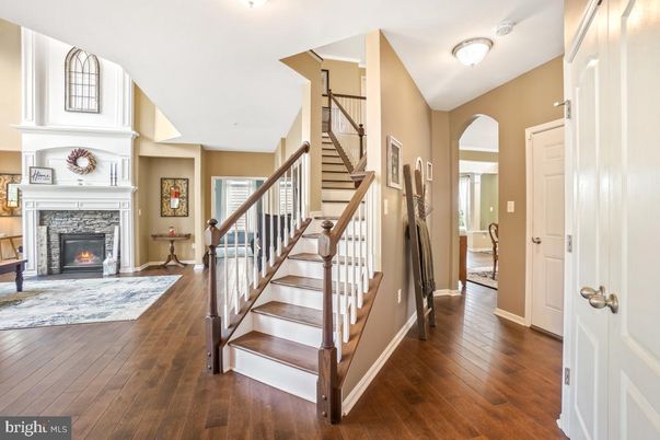 Fireplace, Interior, Wood Texture Flooring
