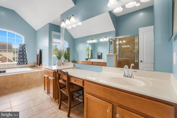 Bathroom, Dual Sink Vanities, Glass Shower, Interior