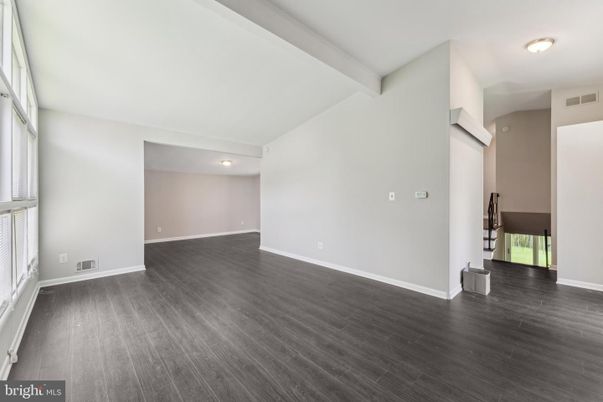 Empty room, Interior, Wood Texture Flooring