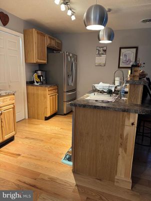 Interior, Kitchen, Washer, Wood Texture Flooring