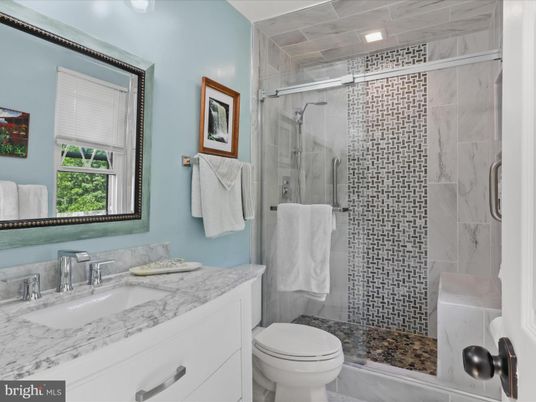 Bathroom, Glass Shower, Interior